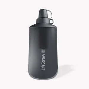 LifeStraw Peak Series Collapsible Squeeze Bottle 650ml Dark Gray