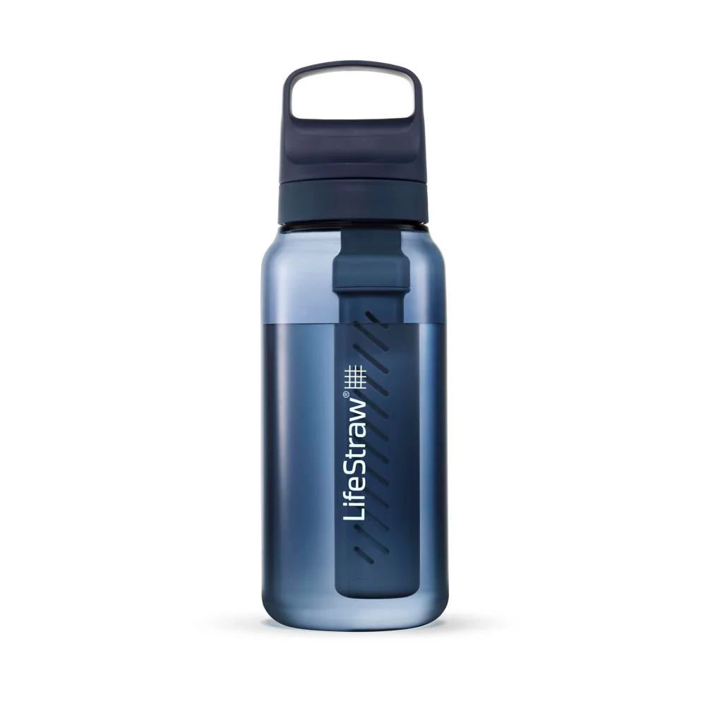 LifeStraw Go 2.0 Water Filter Bottle - 1L - Aegean Sea Blue - Afbeelding 2