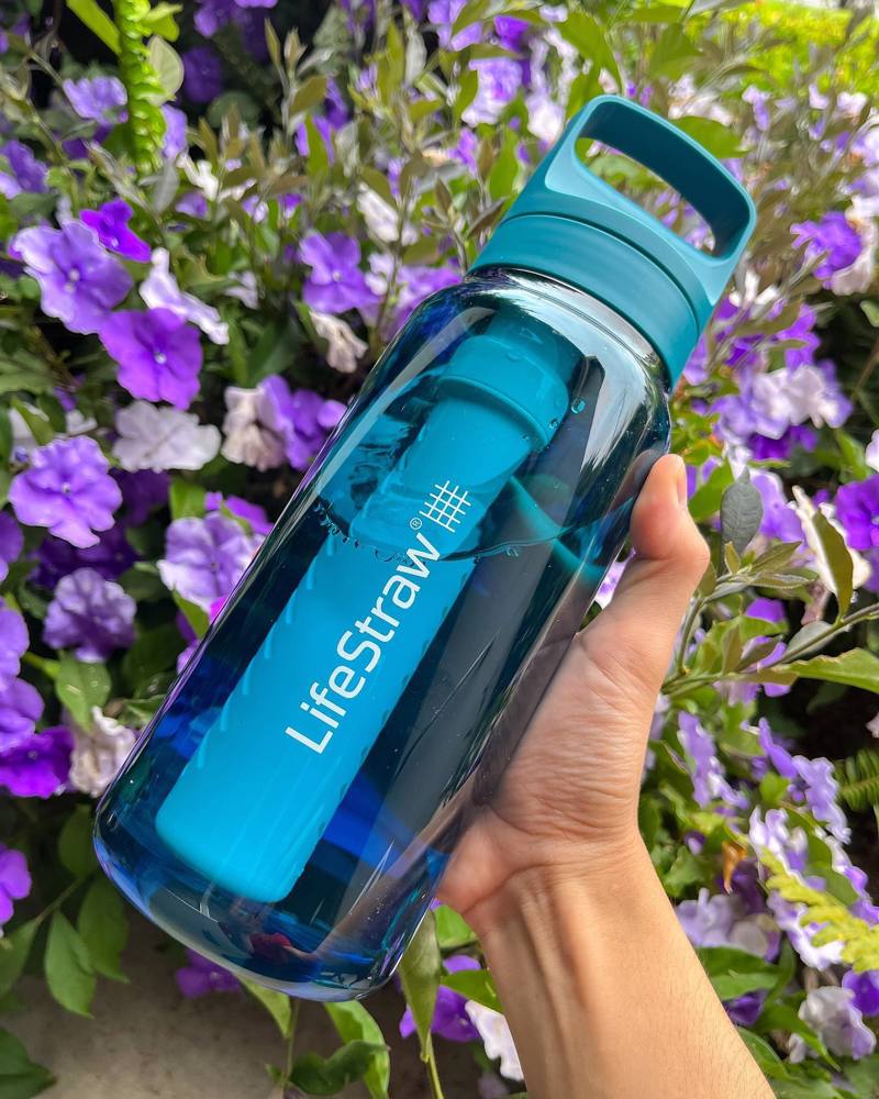 LifeStraw Go 2.0 Water Filter Bottle - 1L- Laguna Teal - Afbeelding 3