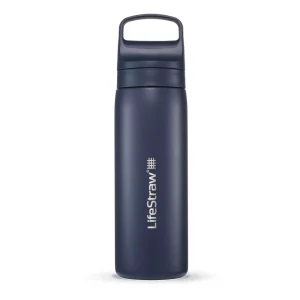 LifeStraw Go 2.0 Stainless Steel Water Filter Bottle - 500 ml - Aegean Sea Blue