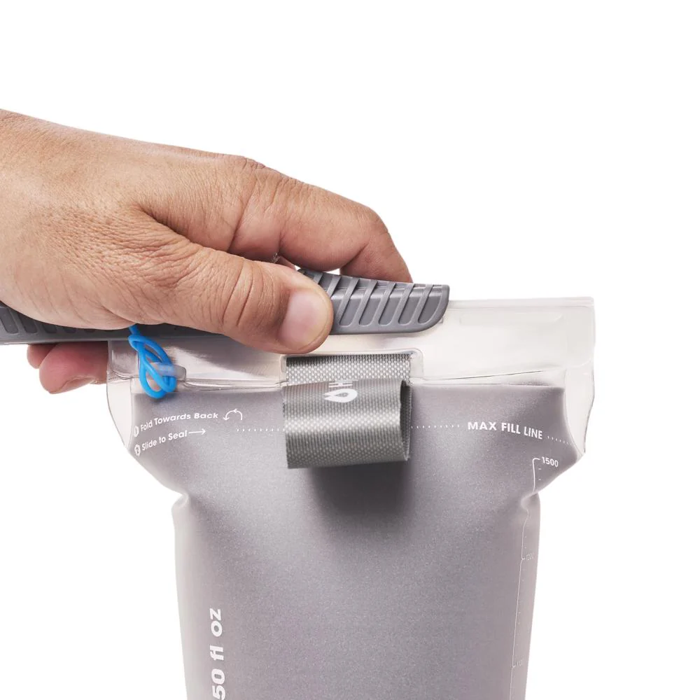 Hydrapak Velocity It 1.5L drinkwaterzak Clear - Afbeelding 5