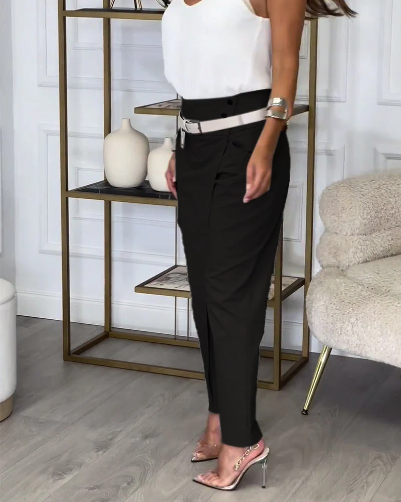 Daphne™ Elegante Dames Broek met Tailleband - Afbeelding 9