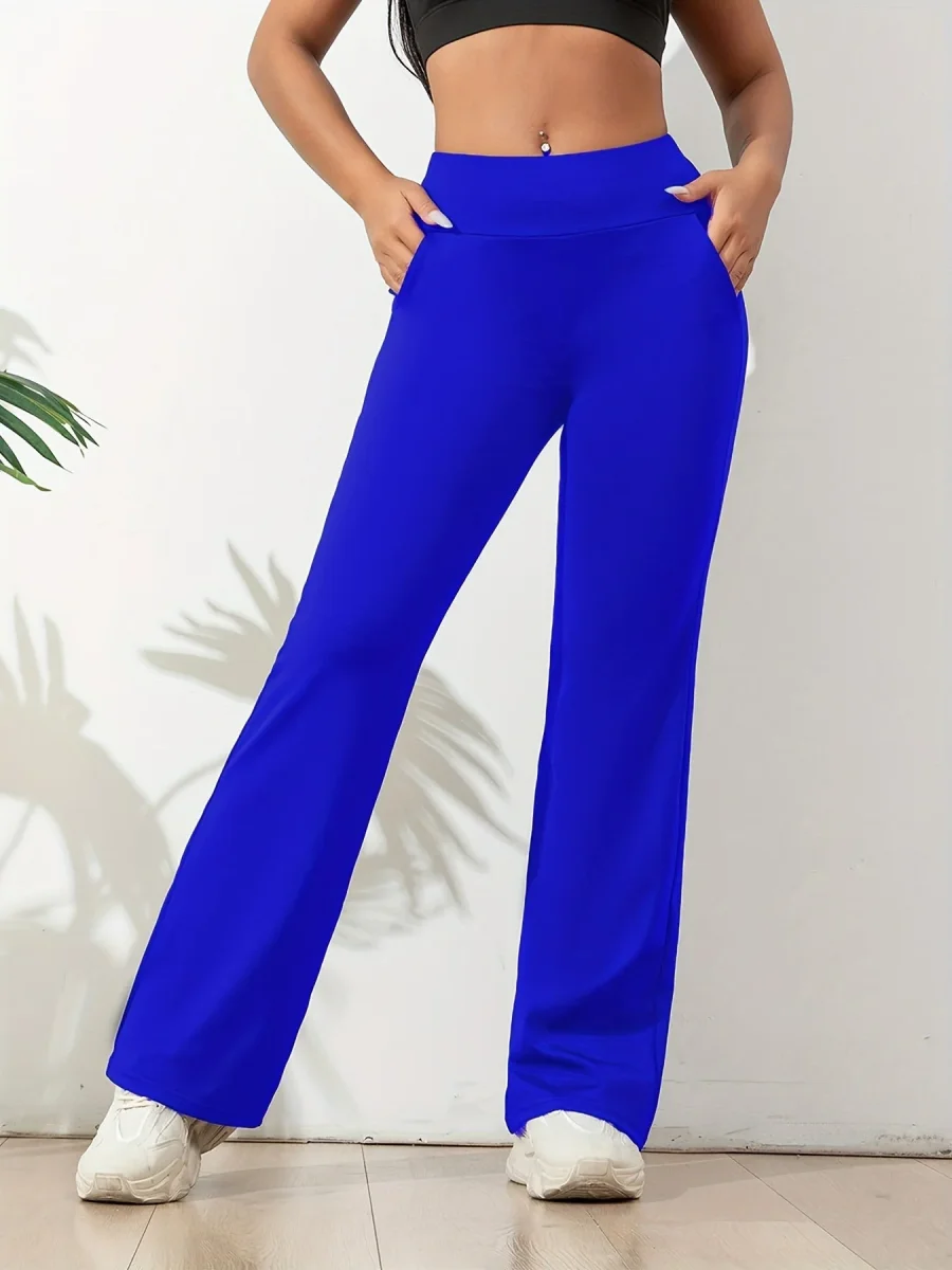 Lara Comfortabele Yogabroek – Elastische Dames Flared Broek voor Yoga & Casual - Afbeelding 6