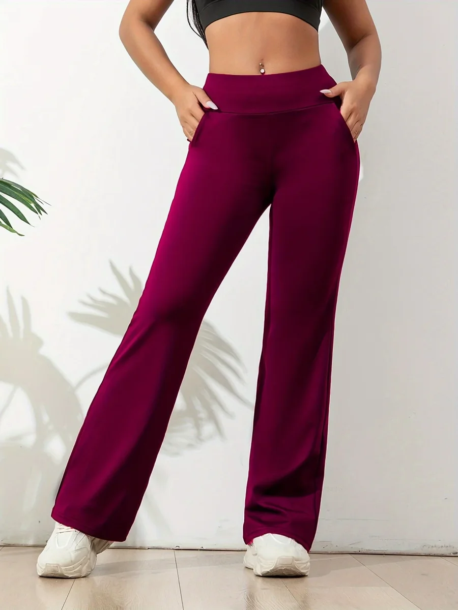 Vienna dames yogabroek | Flared yogabroek met hoge taille | Comfortabele sportbroek - Afbeelding 7