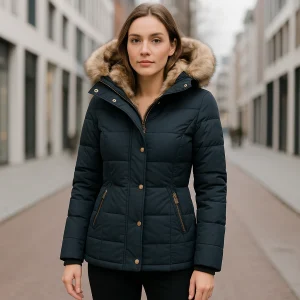 Almaz | Getailleerde Winterjas met Zachte Voering