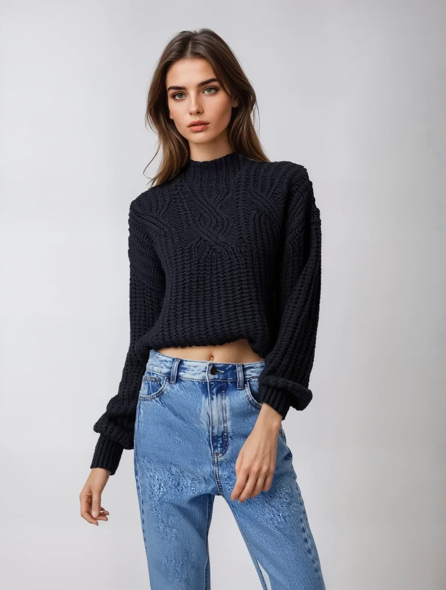 Esmée™ Oversized Gebreide Trui voor Dames - Afbeelding 2