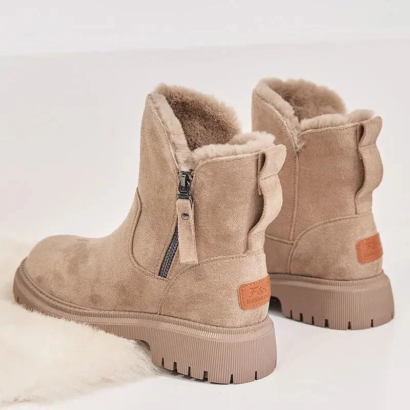 Jayleen | Winter Velvet Plüschlaarzen - Afbeelding 9