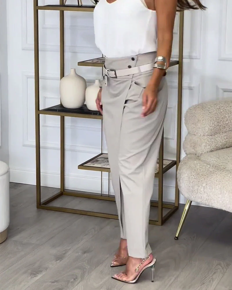 Daphne™ Elegante Dames Broek met Tailleband - Afbeelding 3