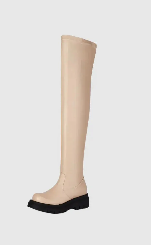 Ashley | Overknee Chic Laars - Afbeelding 5